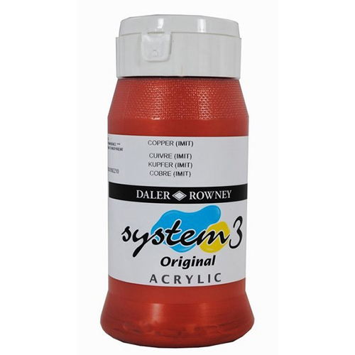 Akrylfärg System3 500 ml Copper 230