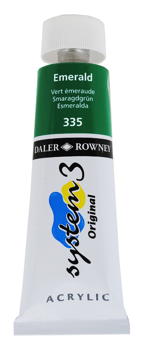 Akrylfärg System3 75 ml Emerald 335