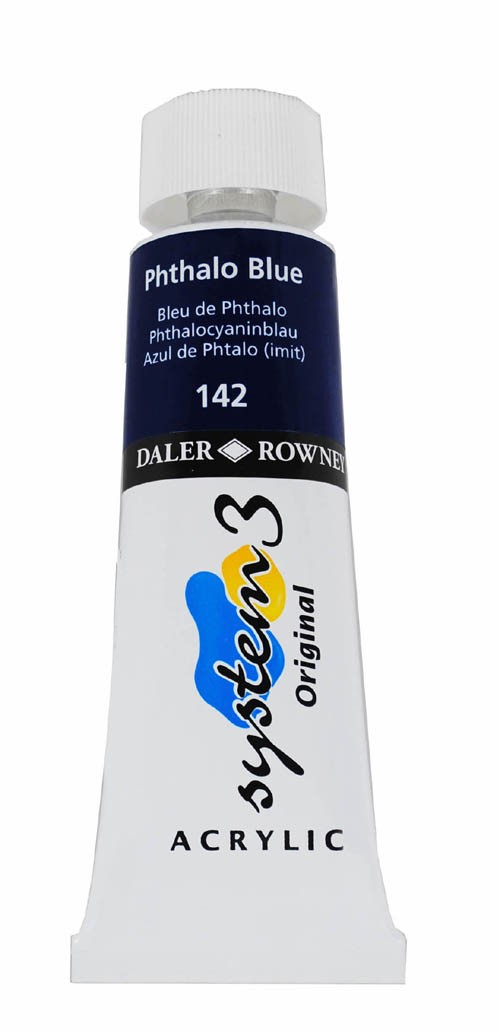 Akrylfärg System3 75 ml Phthalo Blue 142