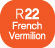 Touch Twin BRUSH Marker French Vermilion R22