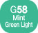 Touch Twin BRUSH Marker Mint Green Light G58