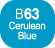 Touch Twin BRUSH Marker Cerulean Blue B63