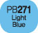 Touch Twin BRUSH Marker Light Blue PB271