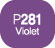 Touch Twin BRUSH Marker Violet P281