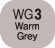 Touch Twin BRUSH Marker Warm Grey 3 WG3