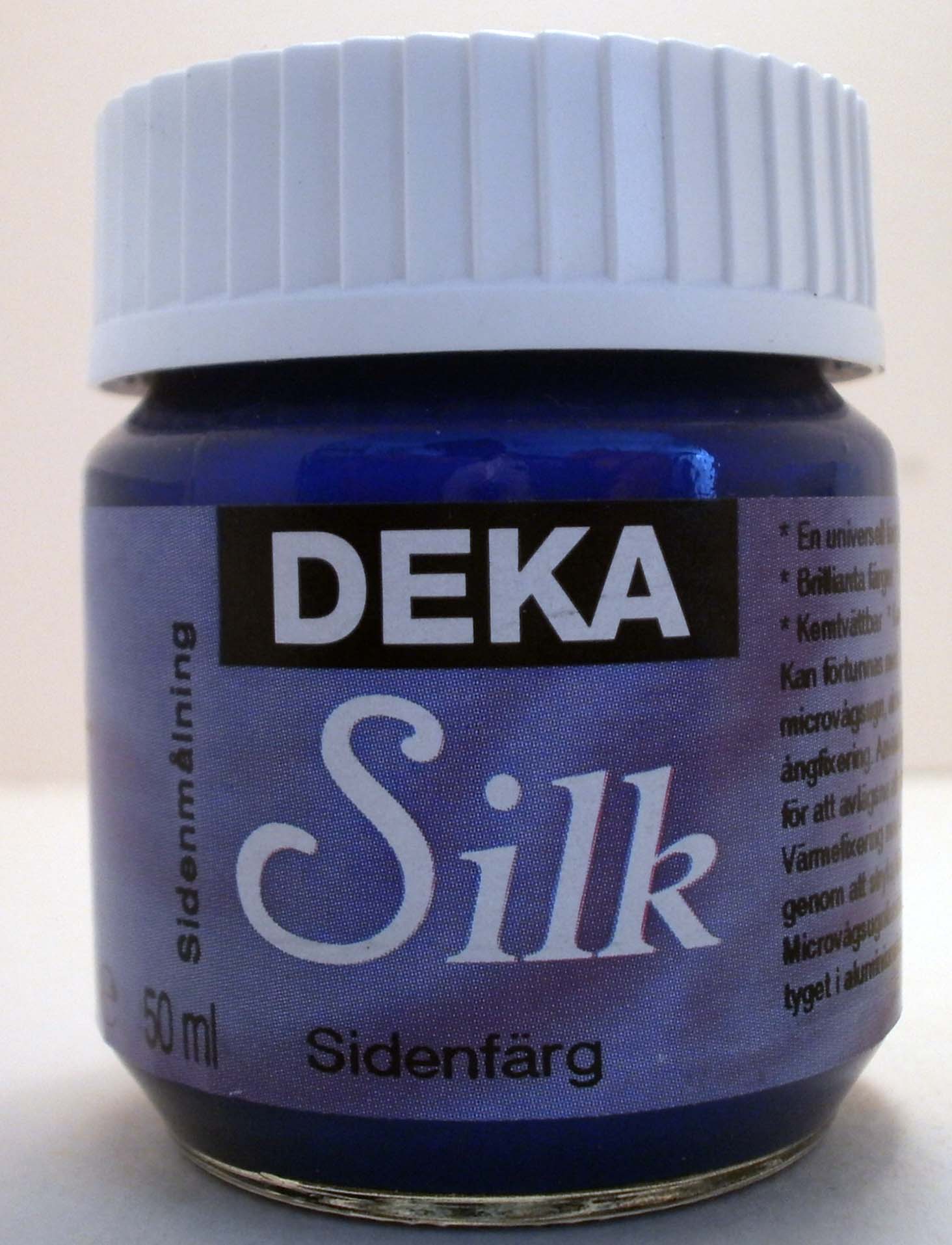 Sidenfärg DEKA 50 ml Rökblå  3550