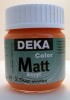 Hobbyfärg DEKA ColorMatt 50 ml Orange  1210