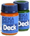 Tygfärg DEKA PermDeck. 25 ml Ljusgrön  2362