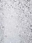 CREA Motions paper A4 Damask flowers silver-withe