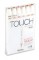 Touch Twin 6 BRUSH Marker Set Skin Tones A
