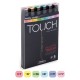 Touch Twin Marker 6 Set [Pastel Color]