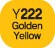 Touch Twin BRUSH Marker Golden Yellow Y222