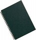 Ritblock Hardback Svart papper Spiral A5.180g. 40a