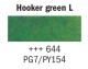 Van Gogh Akvarellfärg 10ml tub -Hooker green light 644