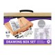Ritpennset Simply Drawing Wood Box Set
